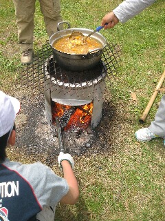 カレーづくり