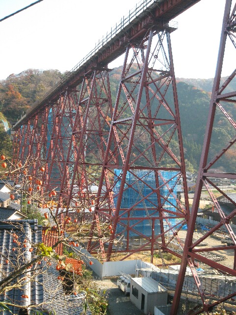 きょうの餘部鉄橋