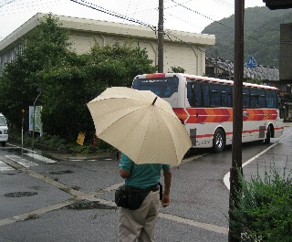 臨海学校さんの見送り