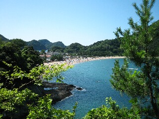 佐津海岸・訓谷浜（ちょっと遠くから）