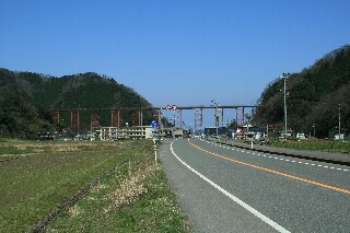 最近の餘部鉄橋全景