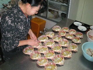 カニみその甲羅焼き