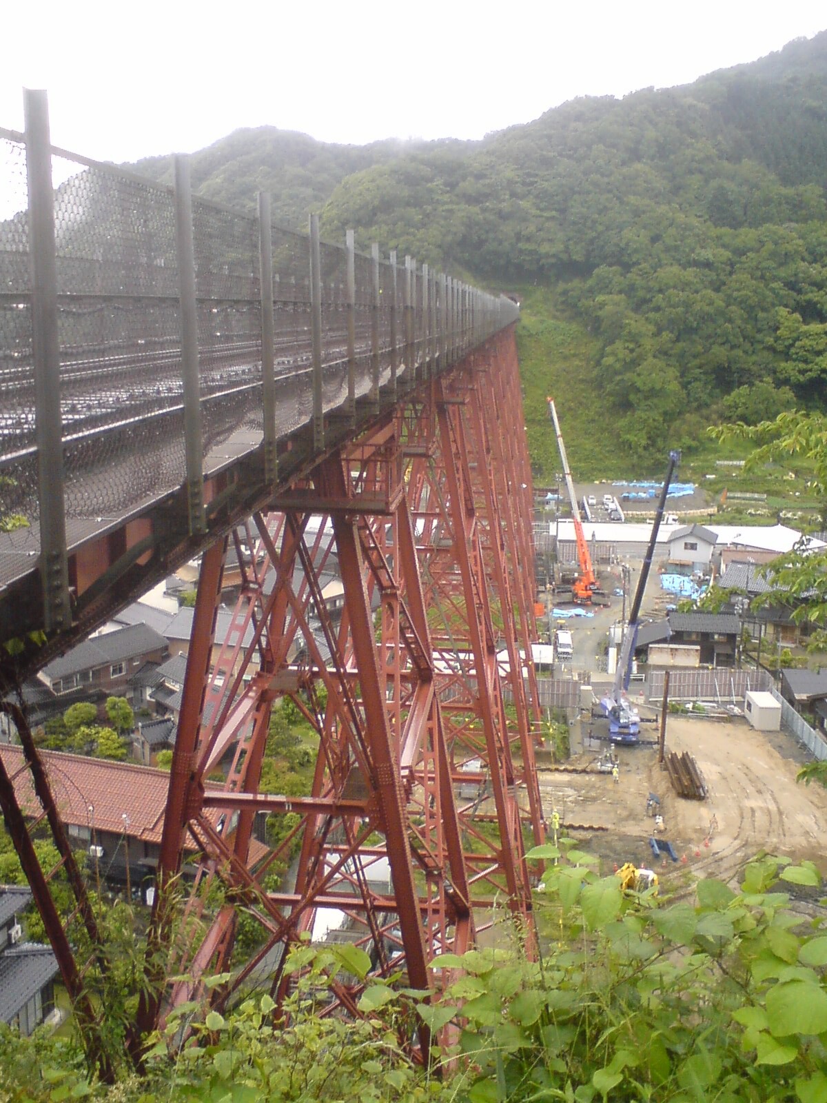 きょうの餘部鉄橋