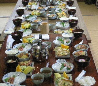 一日目の夕食