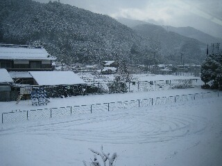生野あたりの雪景色