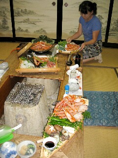 木船流香住ガニのフルコース