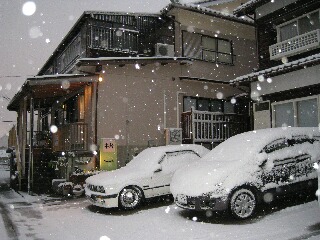 うちげの方だけ雪