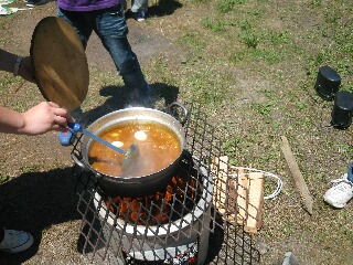 カレー作ったよ！