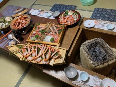 ④，⑤月は木船の香住がにフルコースを